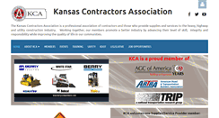 Desktop Screenshot of kansascontractors.org