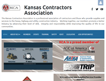 Tablet Screenshot of kansascontractors.org